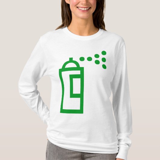 Spray Can Pictogram T-shirt (Voorkant)