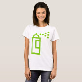 Spray Can Pictogram T-shirt (Voorkant volledig)