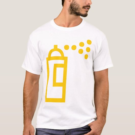 Spray Can Pictogram T-shirt (Voorkant)