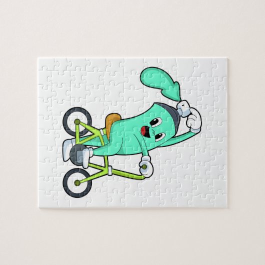 Spray can with Bicycle Legpuzzel (Horizontaal)