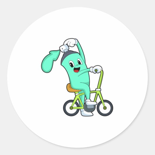 Spray can with Bicycle Ronde Sticker (Voorkant)