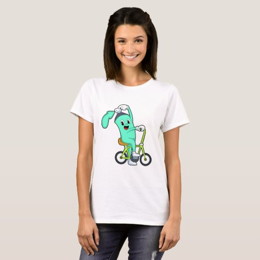 Spray can with Bicycle T-shirt (Voorkant volledig)
