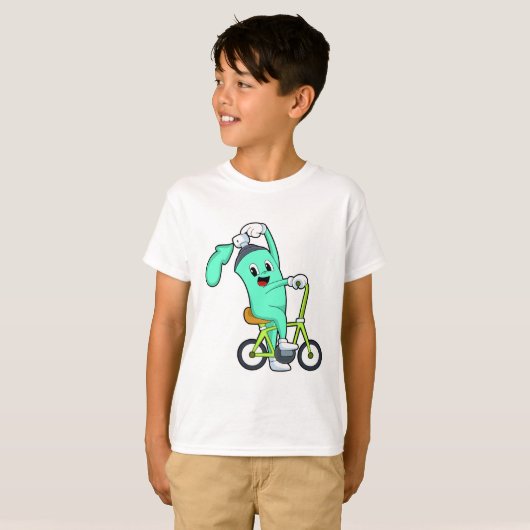 Spray can with Bicycle T-shirt (Voorkant volledig)