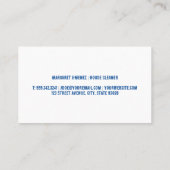 Spray Clean Home Logo | Huishoudster Visitekaartje (Achterkant)