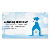 Spray Cleaning Bottle | Home Cleaner Services Magnetisch Visitekaartje (Voorkant)