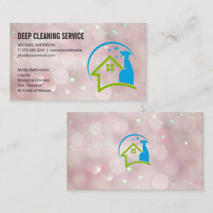 Spray Cleaning Home Logo   Boke Visitekaartje