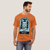 Spray Falls Michigan Oversized T-shirt (Voorkant volledig)