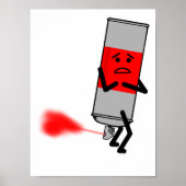 Spray Fart Paint Funny Poster (Voorkant)