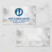 Spray Fles Logo | Schoonmaak met ontlasting Visitekaartje (Voorkant / Achterkant)