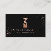 Spray Fles Professional Maid & House Cleaning Visitekaartje (Voorkant)