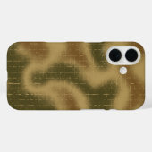 Spray geschilderd tactische camo patroon bruin Case-Mate iPhone case (Achterkant (horizontaal))