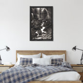 Spray Herfsten, WA Canvas Afdruk (Insitu (Slaapkamer))