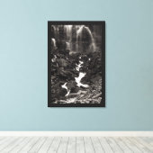 Spray Herfsten, WA Canvas Afdruk (Insitu (Houten vloer))