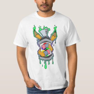 SPRAY KAN GRAFFITI PENCIL 2012 SCHOOL TRAIN ART T-SHIRT