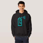 Spray kan pictogram hoodie (Voorkant volledig)