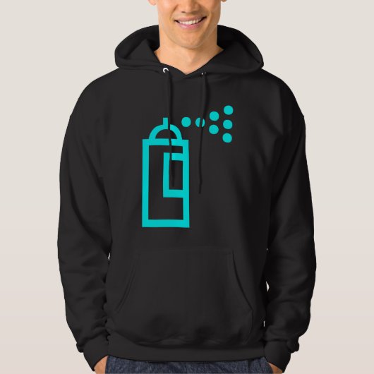 Spray kan pictogram hoodie (Voorkant)
