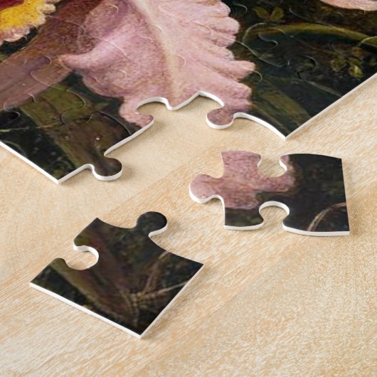 Spray Orchids met Hummingbird Puzzle Legpuzzel (Zijkant)