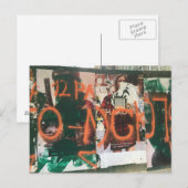 Spray Paint Graffiti Midtown Manhattan NYC Foto Briefkaart (Voorkant / Achterkant)