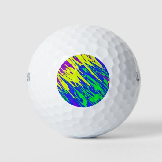 Spray Paint Mardi Gras Blue Golfballen (Voorkant)