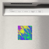 Spray Paint Mardi Gras Blue Magneet (Insitu (Vaatwasser))