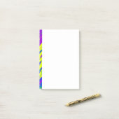 Spray Paint Mardi Gras Blue Post-it® Notes (Op bureau)