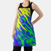 Spray Paint Mardi Gras Blue Schort (Insitu)