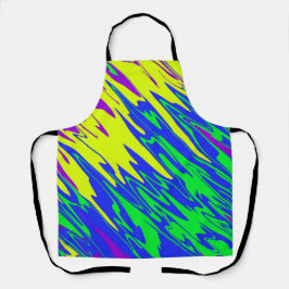 Spray Paint Mardi Gras Blue Schort