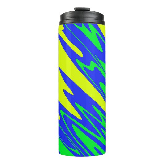Spray Paint Mardi Gras Blue Thermosbeker (Voorkant)