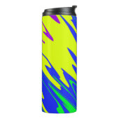 Spray Paint Mardi Gras Blue Thermosbeker (Gedraaid links)