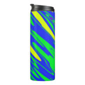 Spray Paint Mardi Gras Blue Thermosbeker (Geroteerd rechts)