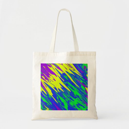 Spray Paint Mardi Gras Blue Tote Bag (Voorkant)