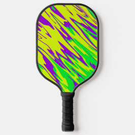 Spray Paint Mardi Gras Pickleball Paddle