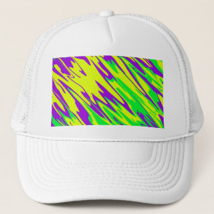 Spray Paint Mardi Gras Trucker Pet
