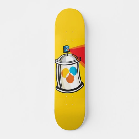 Spray Paint Skateboard (Voorkant)