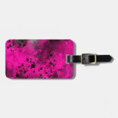 Spray Paint Splatter Effect Luggage Tag Bagagelabel (Voorkant horizontaal)