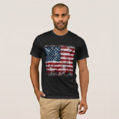 "Spray Paint USA" T-shirt (Voorkant volledig)