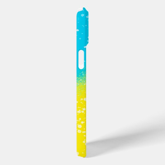 Spray Paint Zwart Aqua en Geel Naam Case-Mate iPhone Case (Achterkant / Rechts)