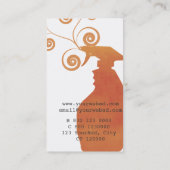 Spray Professional Housekeeping Maid Cleaning Visitekaartje (Achterkant)