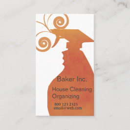 Spray Professional Housekeeping Maid Cleaning Visitekaartje