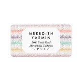 Spray Sprinkle strepen Matige sparren Etiket (Voorkant)