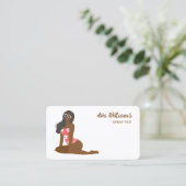 Spray Tan Aangepaste QR Visitekaartje (Staand voorkant)