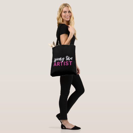 Spray Tan Artist STenzij looning Tote Bag (Op model)
