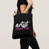 Spray Tan Artist STenzij looning Tote Bag (Dichtbij)