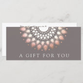 Spray Tan en Makeup Cadeaucertificaat (Voorkant / Achterkant)