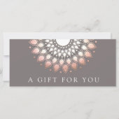 Spray Tan en Makeup Cadeaucertificaat (Voorkant)