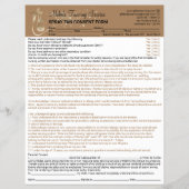 Spray Tan Liability het Formulier van de Vrijstell Flyer (Voorkant)