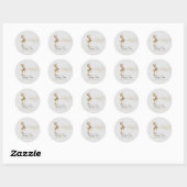 Spray Tan Mobiele Bruining Airbrush Goud Make-up Ronde Sticker (Vel)