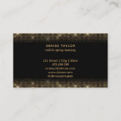 Spray Tan Mobile Spray Tan Gold Glittering Girl Visitekaartje (Achterkant)