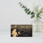 Spray Tan Mobile Spray Tan Gold Glittering Girl Visitekaartje (Staand voorkant)