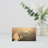 Spray Tan Mobile Spray Tan Gold Glittering Girl Visitekaartje (Staand voorkant)